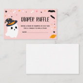 ピンクハロウィンリトルブオムツラッフル エンクロージャーカード (正面/裏面)