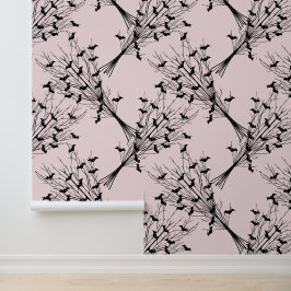 ピンクハロウィーンゴシックこうもり不気味枝 壁紙