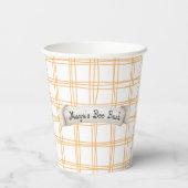 ピンクハロウィーンスパイダーとくもの巣 紙コップ (裏面)