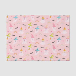 ピンクハロウィーンティッシュペーパー 薄葉紙