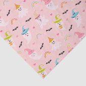 ピンクハロウィーンティッシュペーパー 薄葉紙 (詳細)