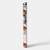 ピンクハロウィーントリックまたはトリート名前をカスタムする Case-Mate iPhoneケース (裏面 / 左)