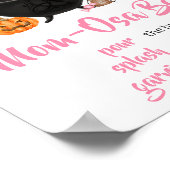 ピンクハロウィーンベビーはブルーイングママオサバー ポスター (角)