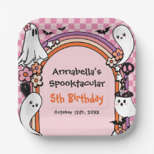 ピンクハロウィーン子供の誕生日パーティー