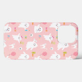 ピンクハロウィーン幽霊パターン Case-Mate iPhoneケース (裏面 (横))