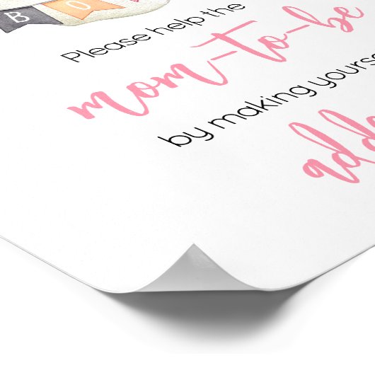 ピンクハロウィーン幽霊リトルブエンベロープステーション ポスター (角)