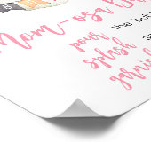 ピンクハロウィーン幽霊リトルブーママオサバー ポスター (角)