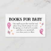 ピンクハロウィーン赤ちゃんシャワーベビー エンクロージャーカード (正面)