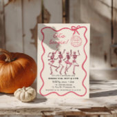 ピンクハロウィーン踊りパーティー | ガーリー骨 案内状