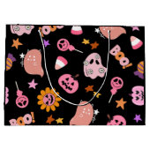 ピンクハロウィーン ラージペーパーバッグ (裏面)