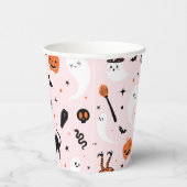 ピンクハローウィンパーティ 紙コップ (右)