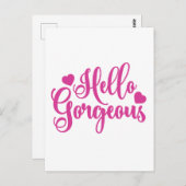 ピンクハローゴス引用文 ポストカード (正面/裏面)