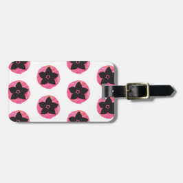 ピンクハワイアンの花 ラゲッジタグ