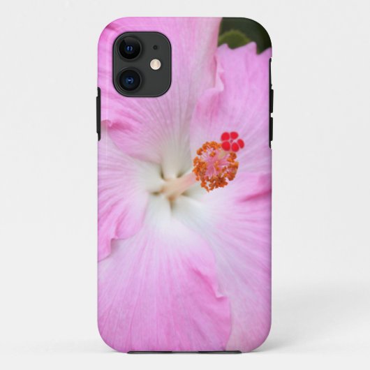 ピンクハワイ熱帯産ハイビスカス Case-Mate iPhoneケース (裏面)