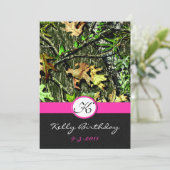 ピンクハンティングカモ バースデーパーティー 招待状 (スタンド正面)