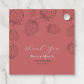 ピンクハンドローイチゴ誕生日 フェイバータグ (裏面)