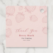 ピンクハンドローイチゴ誕生日 フェイバータグ (裏面)