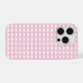 ピンクハートの可愛いラブハートケース iPhoneケース (裏面横)