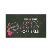 ピンクハートの花バレンタインデー