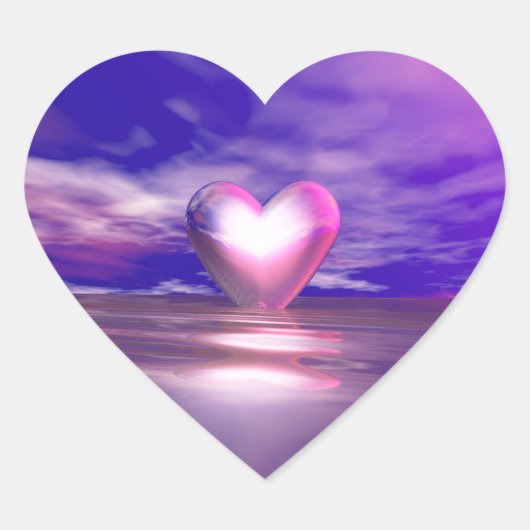 ピンクハートアフロート ハートシール (正面)