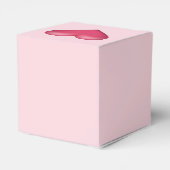 ピンクハートイラストレーションオンライトピンクカラー フェイバーボックス (裏面サイド)