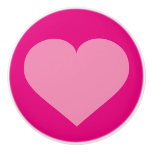 ピンクハートオンピンク セラミックノブ