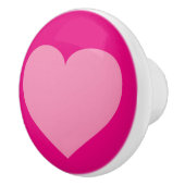 ピンクハートオンピンク セラミックノブ (右)