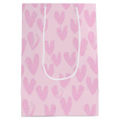 ピンクハートオンピンク ミディアムペーパーバッグ (裏面)