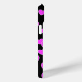 ピンクハートオンブラックiPhoneカバー Case-Mate iPhoneケース (裏面 / 右)