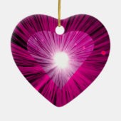 ピンクハートオーナメントハート セラミックオーナメント (裏面)