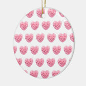 ピンクハートオーナメント セラミックオーナメント (左)