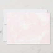 ピンクハートカクテルバレンタインデーパーティー 招待状 (裏面)