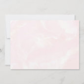 ピンクハートカクテル バレンタインデーパーティー 招待状 (裏面)