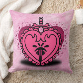 ピンクハートカスタム クッション (ブランケット)