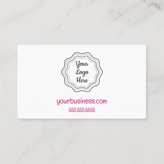 ピンクハートガーランド割引カード 割引カード (裏面)