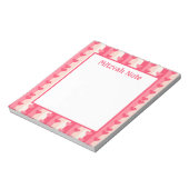 ピンクハートガールズ(ユダヤ教の)バル・ミツバーノートNotepad ノートパッド (回転)