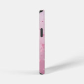 ピンクハートシャワー iPhoneケース (右側面)