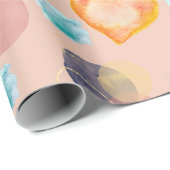 ピンクハートスタイル ラッピングペーパー (ロールコーナー)