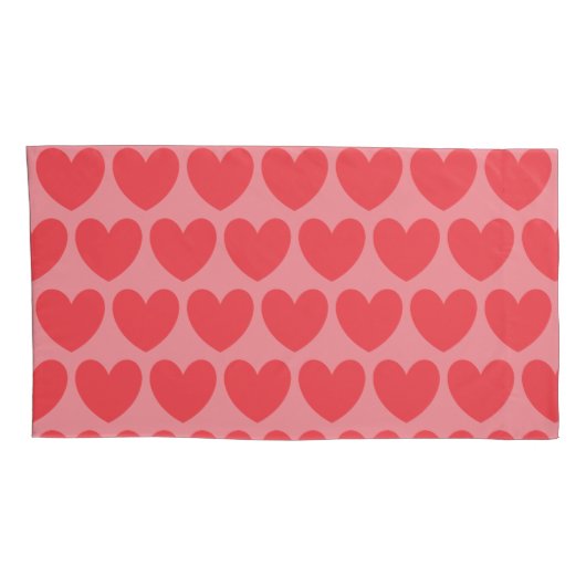 ピンクハートズピローHAMbyWG 枕カバー (裏面-右)