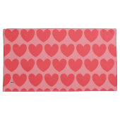 ピンクハートズピローHAMbyWG 枕カバー (正面右)