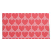 ピンクハートズピローHAMbyWG 枕カバー (裏面-左)