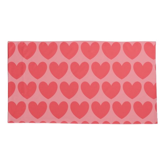 ピンクハートズピローHAMbyWG 枕カバー (裏面-左)