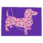 ピンクハートダシュント ラージペーパーバッグ (裏面)