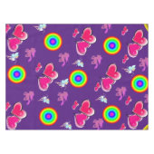 ピンクハートテーブルクロス テーブルクロス (正面(横))