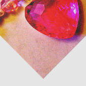 ピンクハートネックレス 薄葉紙 (詳細)