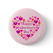 ピンクハートハッピーバレンタインデー