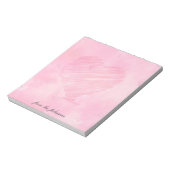 ピンクハートハッピーバレンタイン ノートパッド (回転)