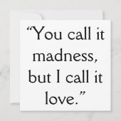 ピンクハートバレンタインデーフラットカード (裏面)