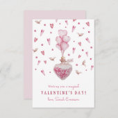 ピンクハートバレンタインデー教室 (正面/裏面)