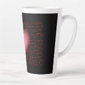 ピンクハートバレンタイン電子バッグ カフェラテマグ (右)